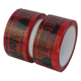LHF 40 ▪ Packing Tape PP Warn & Signal, 50mm x 66Metres