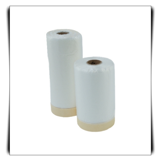 PMK 7214 - Krepp Klebeband + Masking Abdeckfolie, 1400mm x 33m