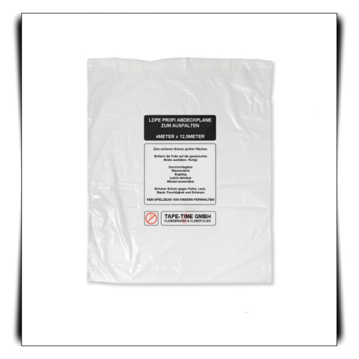 APL 4112 - LDPE Abdeckplane, 4m x 12,5m, 12my dick