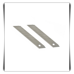 PCK 1812 - 10 Stück Premium Ersatzklingen für Cuttermesser, silber